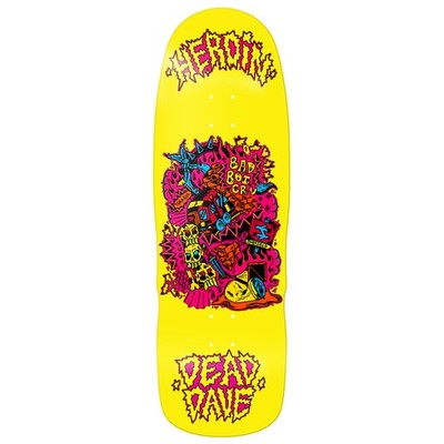 Heroin Skateboard Deck Dead Dave Trainlines 10.125'' x 32.5''
