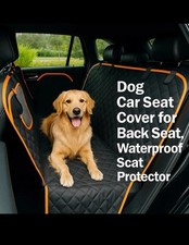 Dog Car Seat Cover for Back Seat, Waterproof Seat Protector Scratchproof Pet Ham
