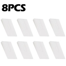 Multi-Purpose 8pcs Toilet Shims 49 29 6.5mm High-quality Stackable Transparent