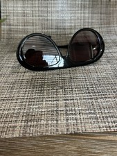 SOJOS Oval Women's Black Plastic Dark Brown Tinted Sunglasses