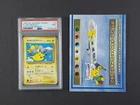 1998 Pokemon FLYING PIKACHU PLANE ON RIGHT #25 W/ Original ANA Folder JPN PSA 9