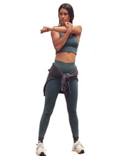 Spiritual Gangster 2 pc Set Love Sculpt Leggings M/L  Armor Crop Tank M/L