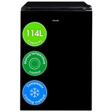 Abode Undercounter Larder Fridge 50cm 114 Litres A85UCLF504E1B Black