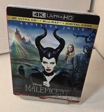 Maleficent 4K Blu-ray -SLIPCOVER-NEW Sealed -Box Shipping with Tracking