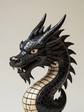 Wooden walking stick hand carved Dragon handmade wooden walking cane