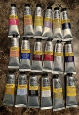 Winsor & Newton Galeria Acrylic Paint Set - Lot Of  18 x 60ml (2oz) Tubes