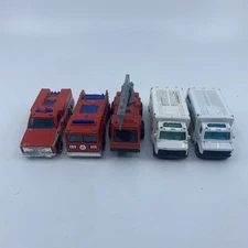 Vintage Hot Wheels Set of 5 Emergency Vehicles - See Description for Details