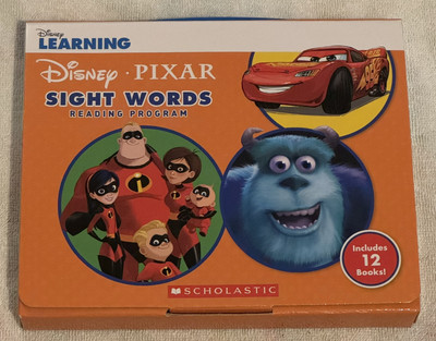 Disney Pixar SIGHT WORDS Reading Program Book Set Lot of 12 Learn to Read