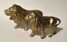 vintage celluloid animal VISCOLOID IRWIN LION FIGURINES
