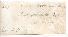 Piece of a cover, 1894 to Liverpool from Shrewsbury?