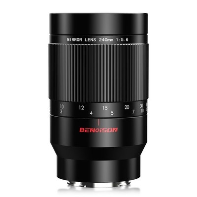 Reflex Mirror Lens Telephoto RF Lens  240mm f5.6 for Canon RF, Manual Focus M...