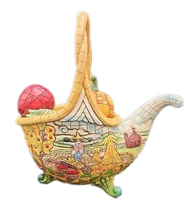 Enesco - Jim Shore Heartwood Creek - ''Basket of Plenty'' Cornucopia Set