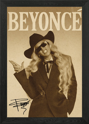 Beyoncé gerahmtes Wandbild Poster Leinwanddruck Bild