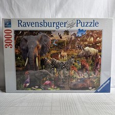 Ravensburger African Animal World 3000 Piece Jigsaw Puzzle Safari Wildlife NEW