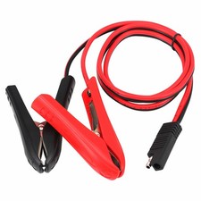 12V SAE Alligator Clip Battery Charger Cable 3.2ft Quick Disconnect 15A