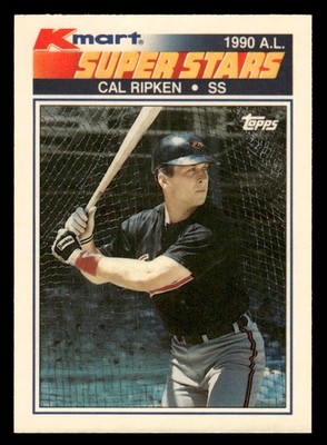 1990 Topps Kmart Super Stars #20 Cal Ripken Set Break