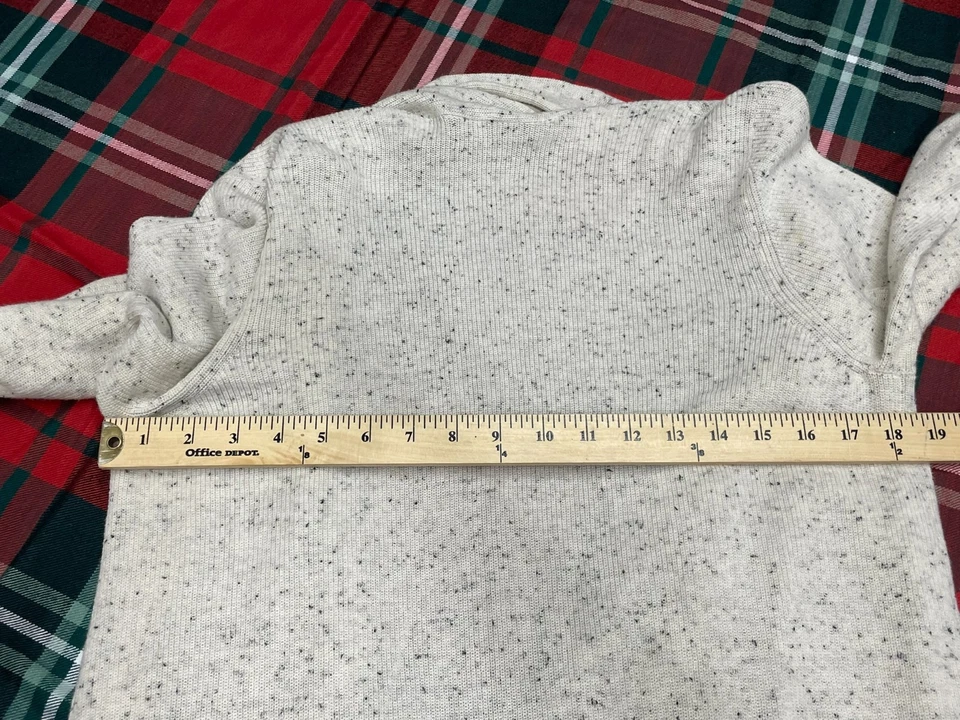 Cárdigan de algodón suéter crema L Eileen Fisher para mujer acogedor elegante preppy al aire libre Foto 4 de 4