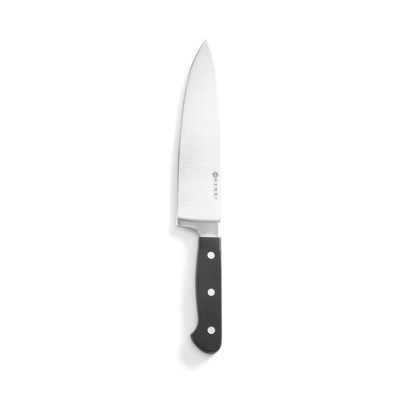 HENDI Kochmesser, Kitchen Line, Schwarz, (L)340mm