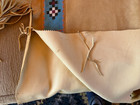 Contemporary Cree beaded buckskin shirt by Gordon Six Pipe (Nightscout), ermine — photo 10