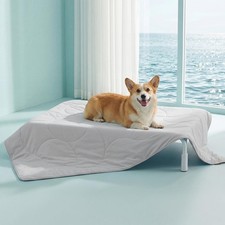 ZOMISIA Premium Cooling Blanket for Large Dogs - Q-MAX 0.5 Breathable Washabl...