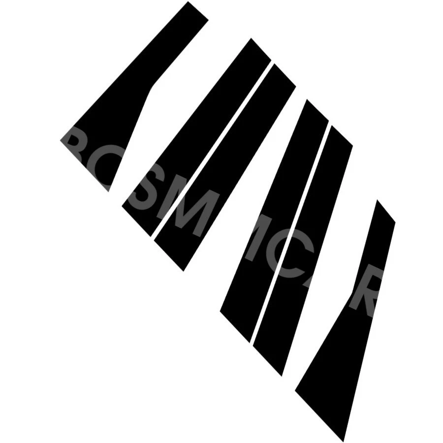 Fit For Jeep Grand Cherokee 2011-2021 Car Pillar Post Cover Door Window Trim 6pc Foto 4 de 4