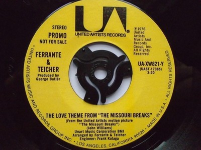 Ferrante & Teicher Das Liebesthema aus den Missouri-Pausen 7'' United Artists...
