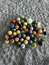 Lot Of Vintage Marbles In Jar 3