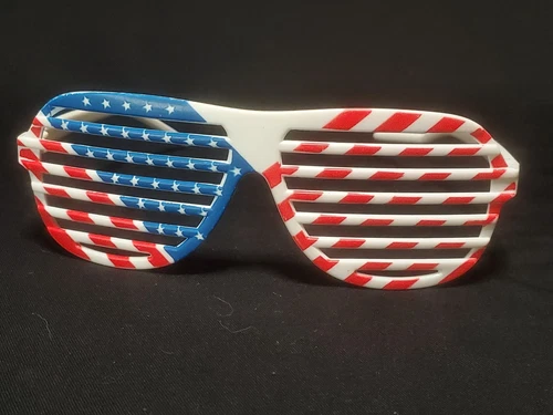 Greenbrier International American Flag Party Sunglasses