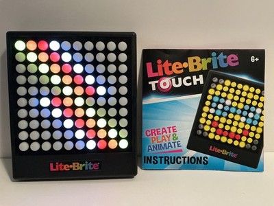 Lite Brite Touch Light up Board LED Color Game Hasbro STEM Sensory Adaptive Toy