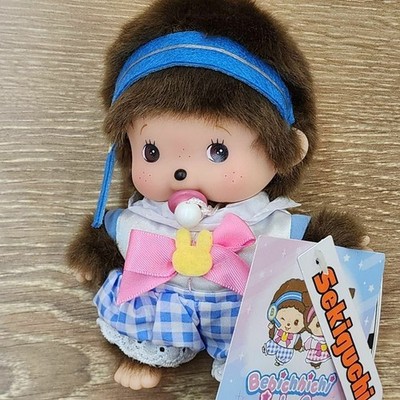 Sekiguchi Bebichhichi Idol S Size 5.5in Plush Keychain Boy Blue