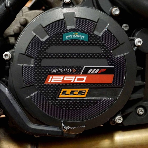 3D Gel Adesive Seitenschutz Carter Motorrad Kompatibel KTM 1290 Super Duke-image