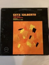 STAN GETZ JOAO GILBERTO ANTONIO CARLOS JOBIM JAZZ 1964 LP VINYL ALBUM VG