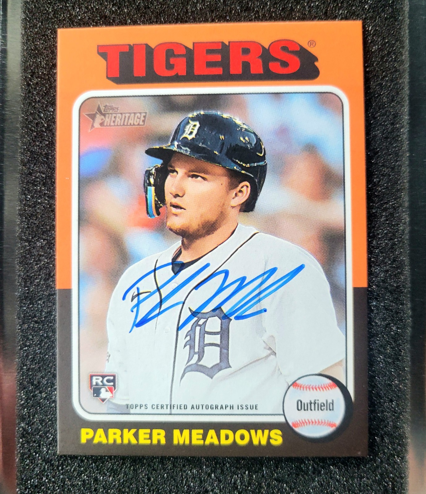 2024 Topps Heritage High Number Parker Meadows Real One Auto #ROA-PM