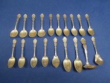 Scrap Lot of 746 Grams of CLEAN GORHAM Sterling Silver Spoons 19 Pieces