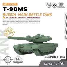 SSMODEL SS350872 1/350  Military Model Kit Russia T-90MS Main Battle Tank