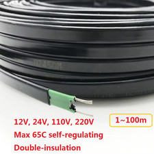 1 to 100M 12V 24V 110V 220V Water Pipe Anti-Freeze Frost Protection Heating Cabl