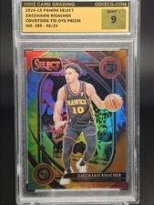 ZACCHARIE RISACHER 2024-25 SELECT COURTSIDE ROOKIE TIE-DYE RC /25 OCG 9 Q4247
