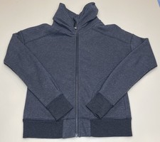 Lululemon Women's Size 6 Hug it Out Jacket Zip Up Sweatshirt Cowl Neck Gray