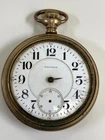 Antique WALTHAM 17 Jewels Gold Filled Pocket Watch Pre-Owned Doesn't Run 35#115