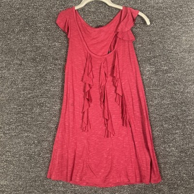 Casa Lee Woman s Size Medium Ruffle Flowy Razor Back Tank Top