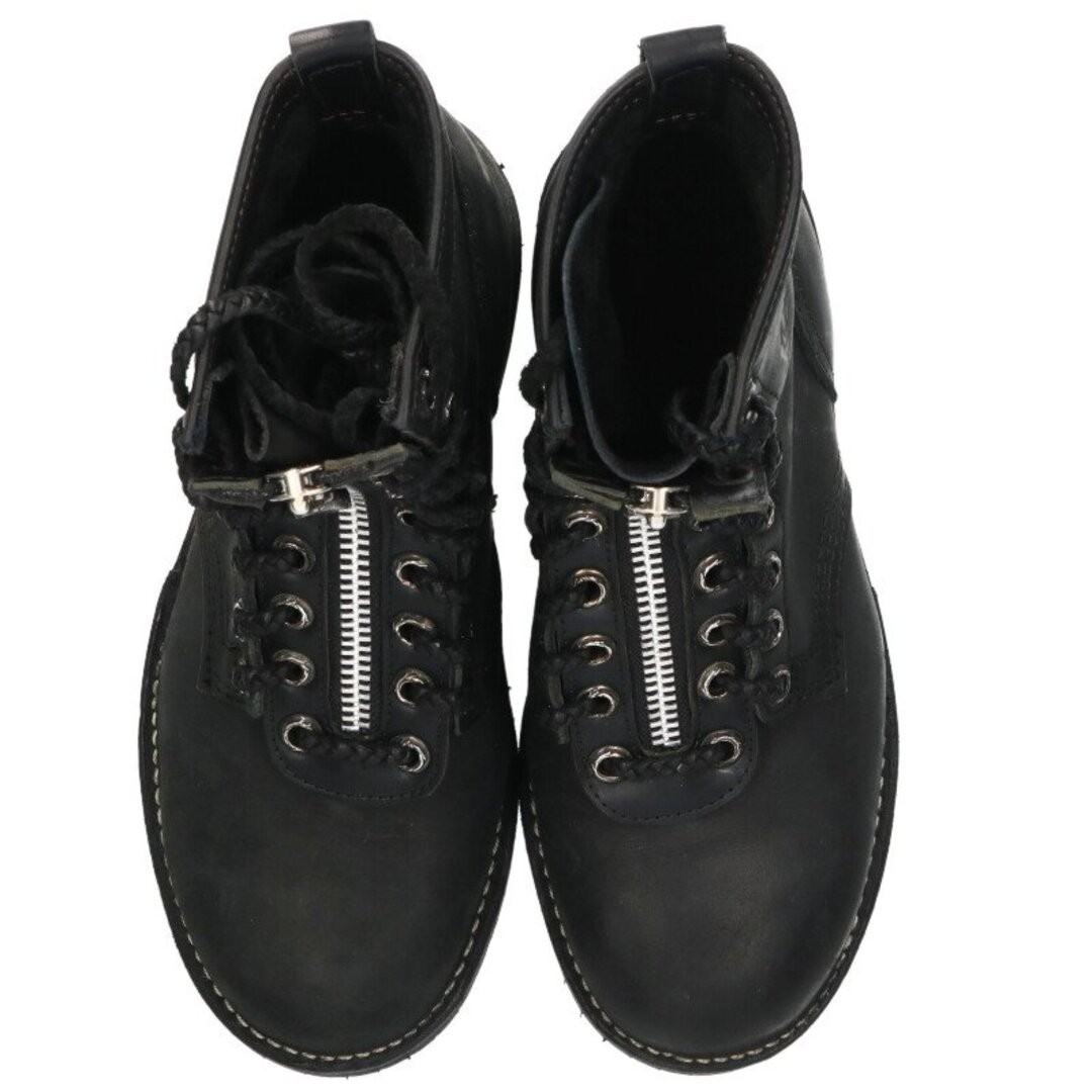 Chrome Hearts x Wesco Fireman Center Dagger Zip Lace up Leather BOOTS Men's Used image 5