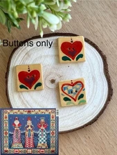 Mill Hill ceramic buttons sets Three Kings
