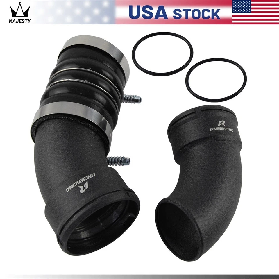 Cold-Side Intercooler Pipe Boot Kit For 06-10 Chevy Silverado 2500 HD/3500 HD Foto 3 de 4