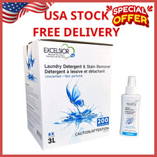 Excelsior - Laundry Detergent with Eco Bottle- Concentrated Liquid - Unscente...