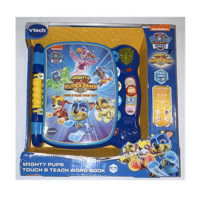 VTech Paw Patrol Mighty Pups Touch & Teach Word Book 2020 Ages 2-5 Years NIB