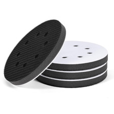 4Pack 5 Inch 8 Holes Orbital Sander Foam Pad,Hook and Loop Foam Sanding Pads,Spo