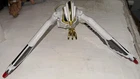 Vintage 1995 Bandai Power Rangers MMPR White Falconzord Figure MISSING FOOT