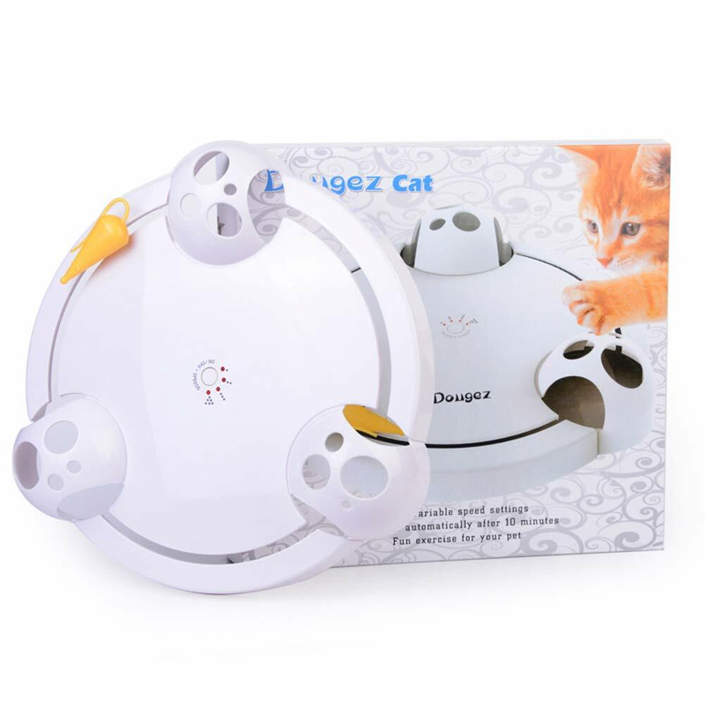 Interactive Cat Toy Automatic Pet Toy Adjustable Electronic Battery