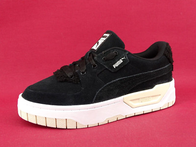 PUMA CALI DREAM TEDDY Sneaker Schuhe Sportschuh Schnürschuhe Schwarz Gr. 39 - 6