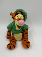 Disney Store St. Patricks Day Tigger Mini Bean Bag 9" Plush